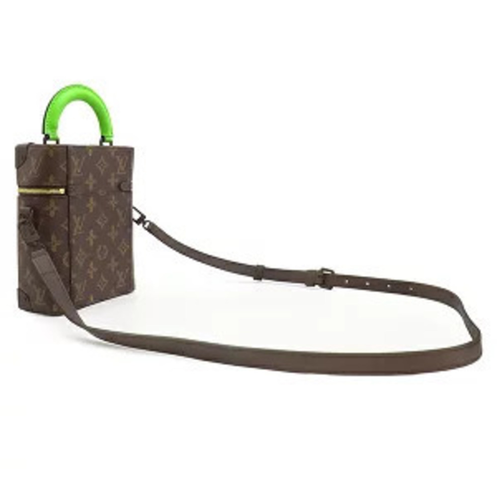 Louis Vuitton bag Vertical Monogram plate canvas Trunk Brown